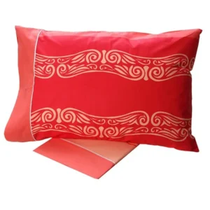 Σετ Σεντόνια Cotton Feelings εμπριμέ 2017 Red Μονό (160x260)