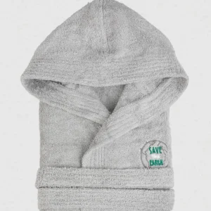 Μπουρνούζι Παιδικό Eco Grey Ηλικία 2-4