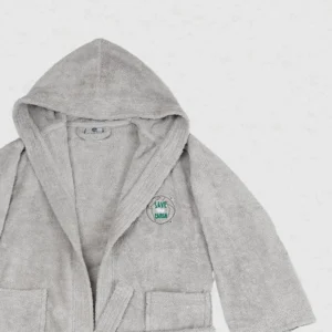 Μπουρνούζι Παιδικό Eco Grey Ηλικία 6-8