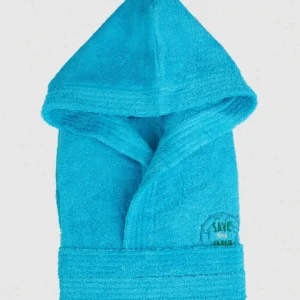 Μπουρνούζι Παιδικό Eco Turquoise Ηλικία 2-4
