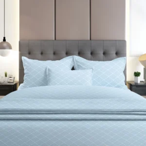 Σετ Σεντόνια Flannel 2048 Blue Υπέρδιπλο (230×260)