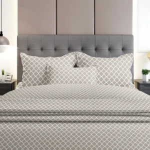 Σετ Σεντόνια Flannel 530 Grey Μονό με λάστιχο(105x205+30)