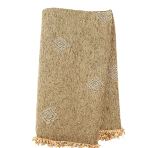 Ριχτάρι Σενίλ Ζακάρ Spira Beige Μονοθέσιο