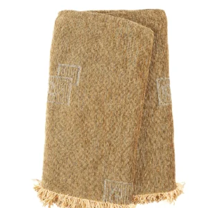 Ριχτάρι Σενίλ Ζακάρ Box Beige Μονοθέσιο