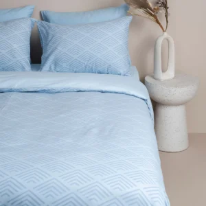 Παπλωματοθήκη Cotton Feelings 2048 Blue Υπέρδιπλη (230x250)