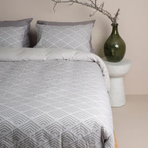 Παπλωματοθήκη Cotton Feelings 2048 Grey Μονή (170x250)