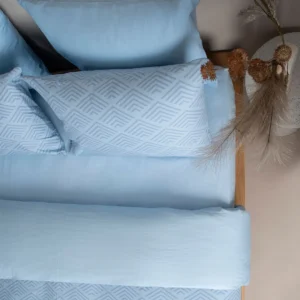 Σετ Σεντόνια Cotton Feelings 2048 Blue Υπέρδιπλο (235x270)