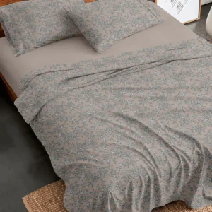 Σετ Σεντόνια Flannel 928 Beige Υπέρδιπλο με λάστιχο (170x205+30)