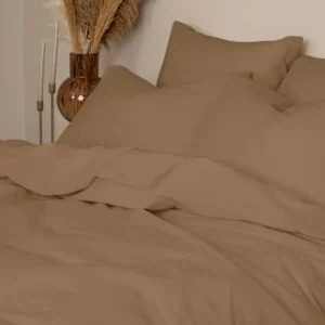Παπλωματοθήκη Cotton Feelings 118 Brown Υπέρδιπλη (230x250)