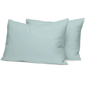 Μαξιλαροθήκες Cotton Feelings 114 Light Aqua 50x70
