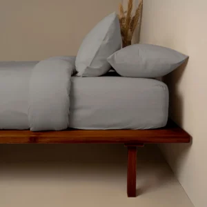 Κατωσέντονο Cotton Feelings 122 Paloma Grey Ημίδιπλο (120x200+30)