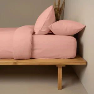 Κατωσέντονο Cotton Feelings 116 Light Pink Διπλό (160x200+30)
