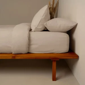 Σεντόνι Cotton Feelings φλατ 119 Mocha Υπέρδιπλο (235x270)
