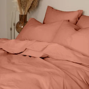 Σετ Σεντόνια Cotton Feelings 117 Peach Υπέρδιπλο (235x270)