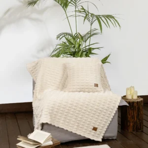 Κουβέρτα καναπέ 130x170 - Savara Light Beige