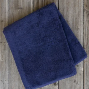 Πετσέτα 80x180 Πισίνας Plaza - Navy - VAT Dyed 460gsm - 100% Βαμβάκι - Image 1