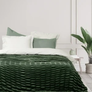 Κουβέρτα Υπέρδιπλη 220x240 - Mossy Dark Green