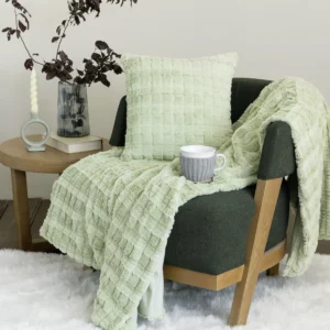 Κουβέρτα καναπέ 130x170 - Weave Mint