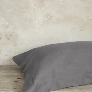 Μαξιλαροθήκες Oxford Superior Satin - Shadow Gray