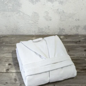 Μπουρνούζι με κουκούλα Zen - Medium - White