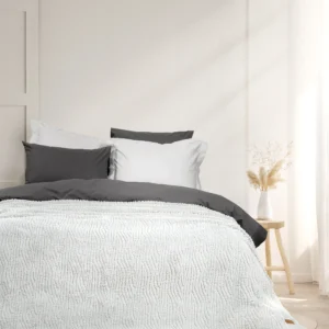Κουβέρτα Υπέρδιπλη 220x240 - Serenus Gray