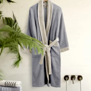 Μπουρνούζι Ease - Medium - Gray / Sand Beige