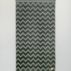 Πετσέτα Θαλάσσης 90x160 - Vida Dark Gray Jacquard