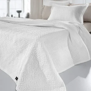 Κουβέρτα Pattern White