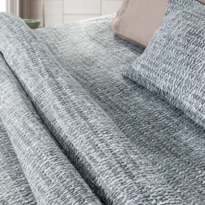 Σετ 3τμχ Παπλωματοθήκη Beaver Titanium Flannel - Image 3
