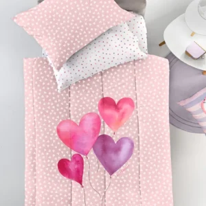 Κουβερλί Amore Pink Suede