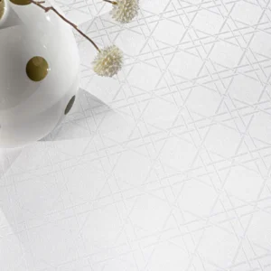 Τραπεζομάντηλο Glamour White - Image 3